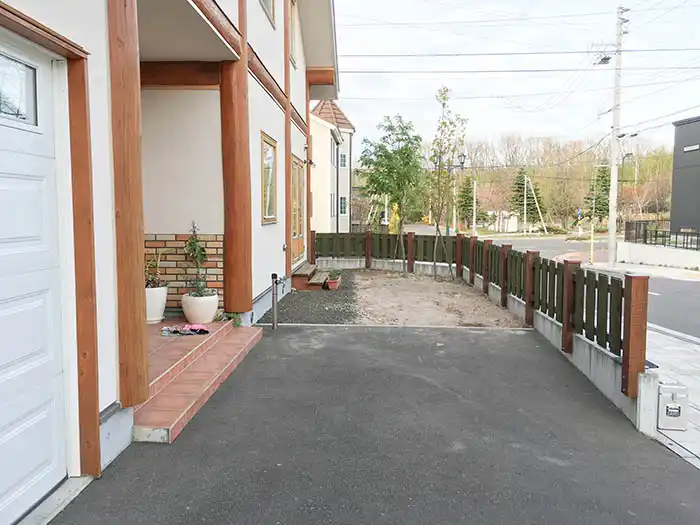 個人宅ビオガーデン工事着工前の様子